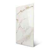 Pearl Vein Polished Marble Effect Glossy Porcelain Floor & Wall Tile 60x120cm 9mm