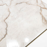 Torso Gold Glossy Marble Effect Porcelain Floor & Wall Tile 60x120cm 9mm