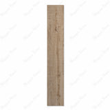 Arizon Crema wood-look porcelain plank flat view showing warm natural oak grain, saw-cut texture, and rustic knots for UAE interior design