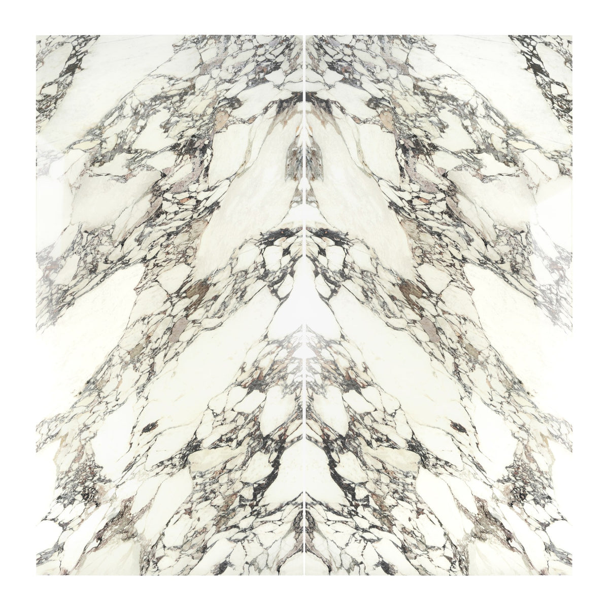 Arabescato Viola 160x320cm 06mm – Book-Match Honed Porcelain Tile