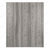Mosaici Natural large format porcelain wood-look plank angled view highlighting matte finish, realistic aged pine texture, and rectified edges