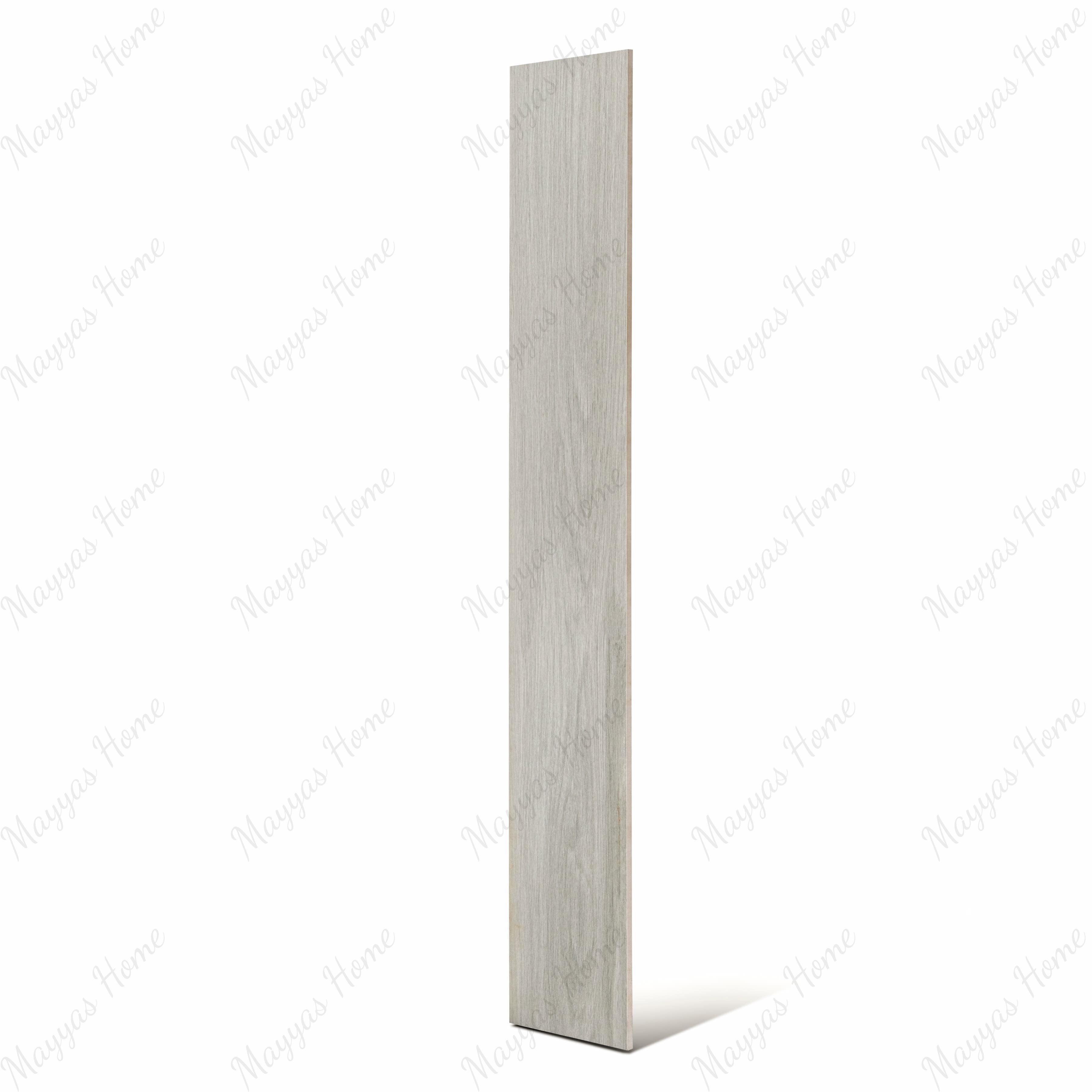 Light grey wood effect porcelain tile ideal for modern UAE flooring