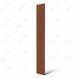 Oakland Bronze wood-look porcelain plank tile with rich brown wood grain