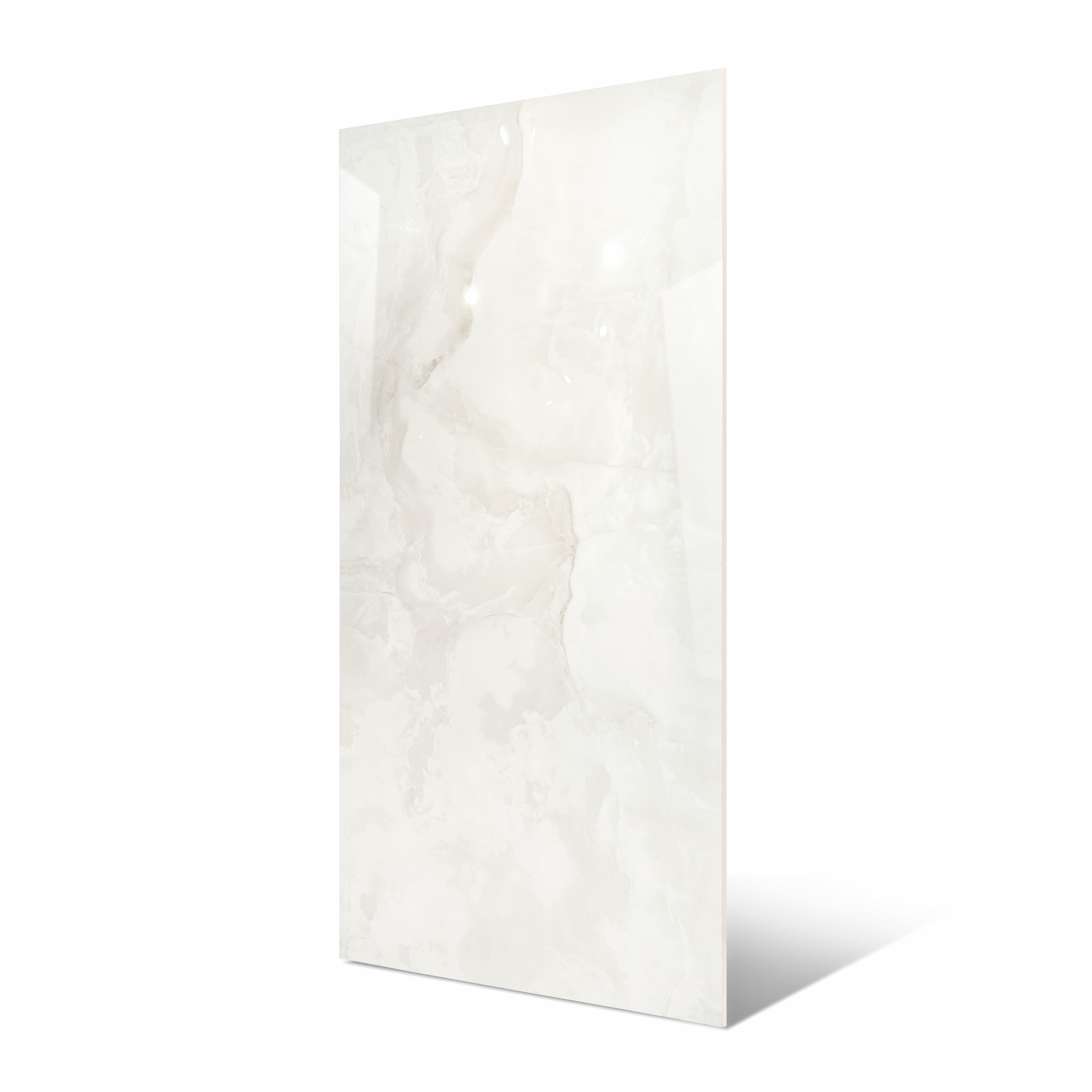 Honey Onyx 120x240cm glossy tile with golden tones and rich veining. Perfect for walls, floors, and luxury interiors with a timeless marble look.
