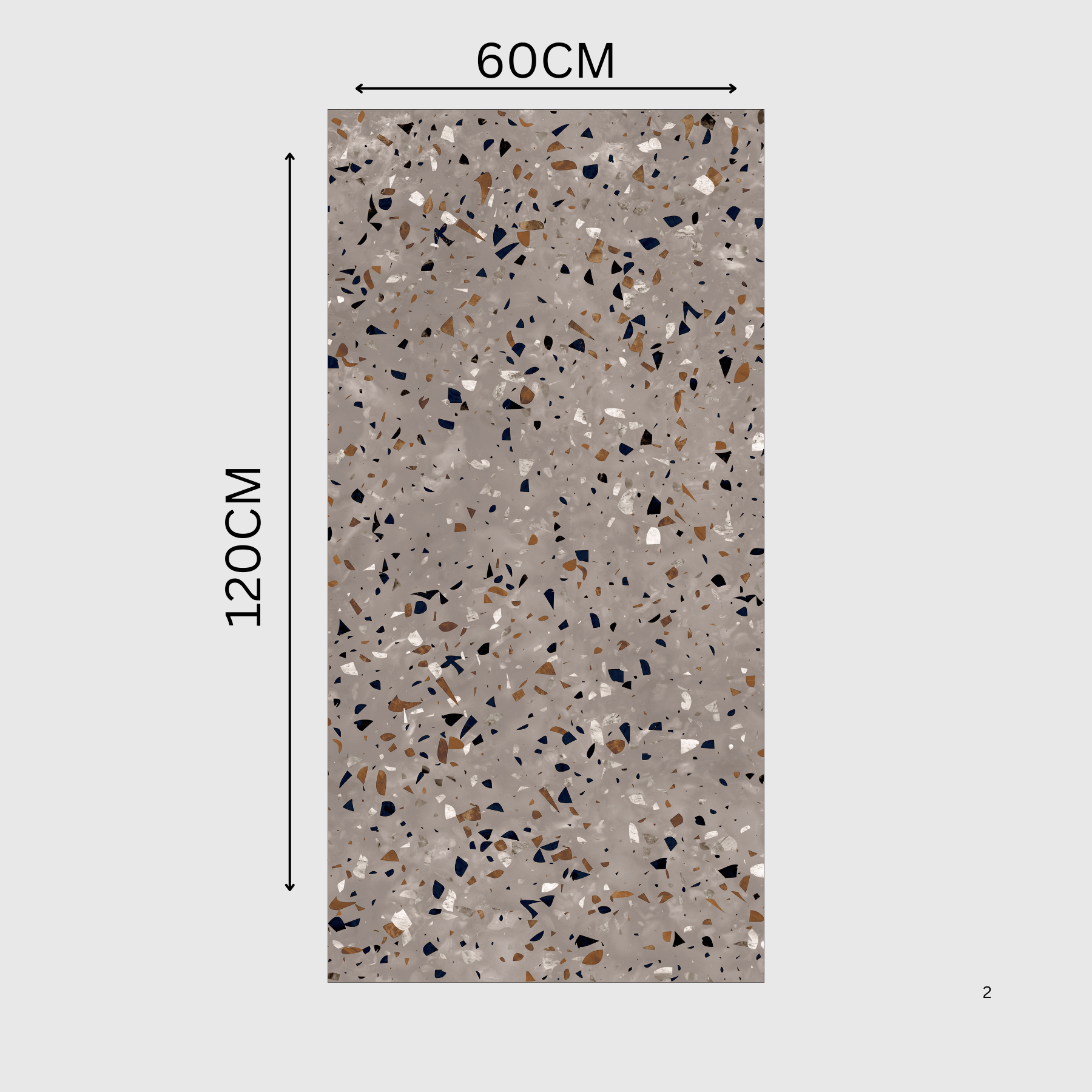 AMATA MOCA porcelain tile in 60x120cm size with a carving matt finish. 9MM thick large format brown tile perfect for stylish walls and floors.