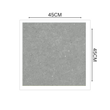 ASH GREY 45x45cm Matt Porcelain Tile – 12MM Stone-Look, Slip-Resistant Finish