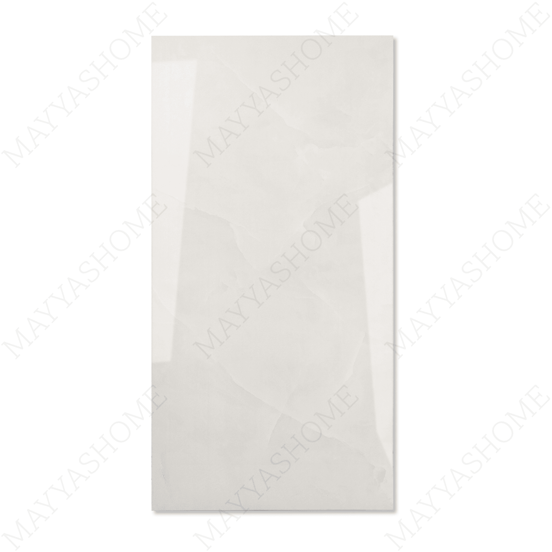 Agata Bianco porcelain tile 60x120cm 9mm thickness, white agate marble look design, durable porcelain tile for luxury floors and walls.