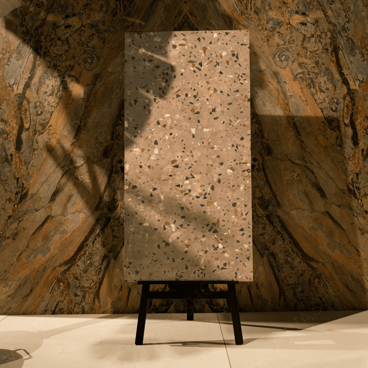 Amata Moca (60X120cm 09mm Random Carving Matt Finish Porcelain Indoor Floor & Wall Tiles)