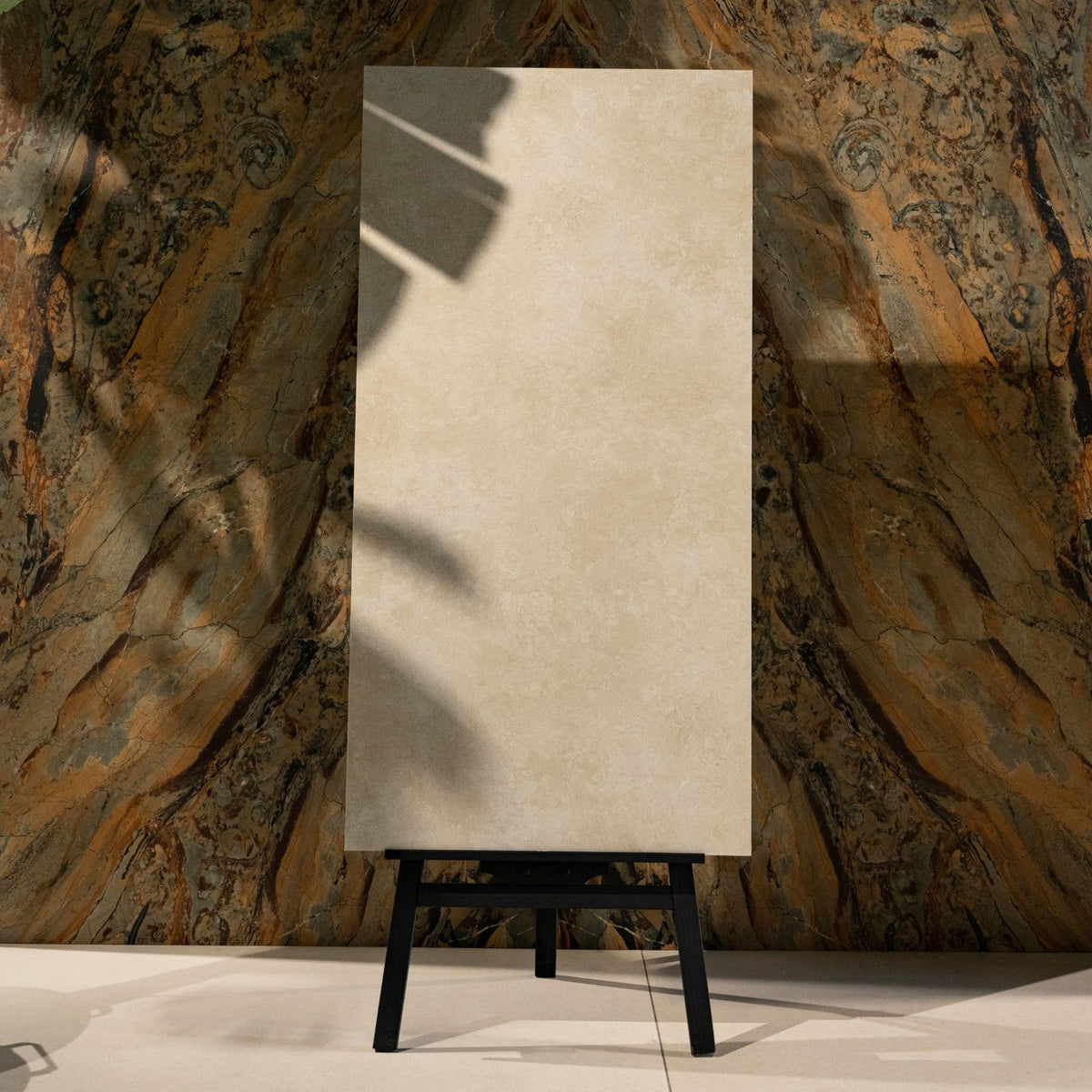 Arctic Crema porcelain tile 60x120cm features a warm stone look with durable porcelain strength, ideal for premium floor and wall applications.