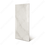 Arctic Flow Silver porcelain tile 60x120cm 9mm thickness, light grey marble look design, durable porcelain tile for modern floors and walls.
