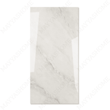 Arctic Flow Silver porcelain tile 60x120cm 9mm thickness, light grey marble look design, durable porcelain tile for modern floors and walls.