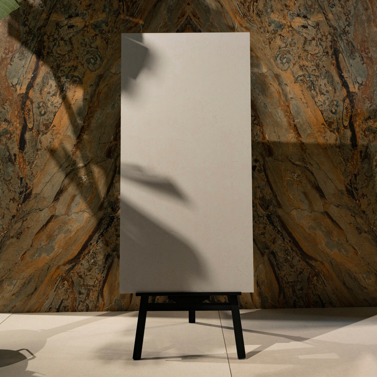 Arctic Frost porcelain tile 60x120cm with 9mm thickness, marble look finish, durable porcelain, ideal for floors and walls.