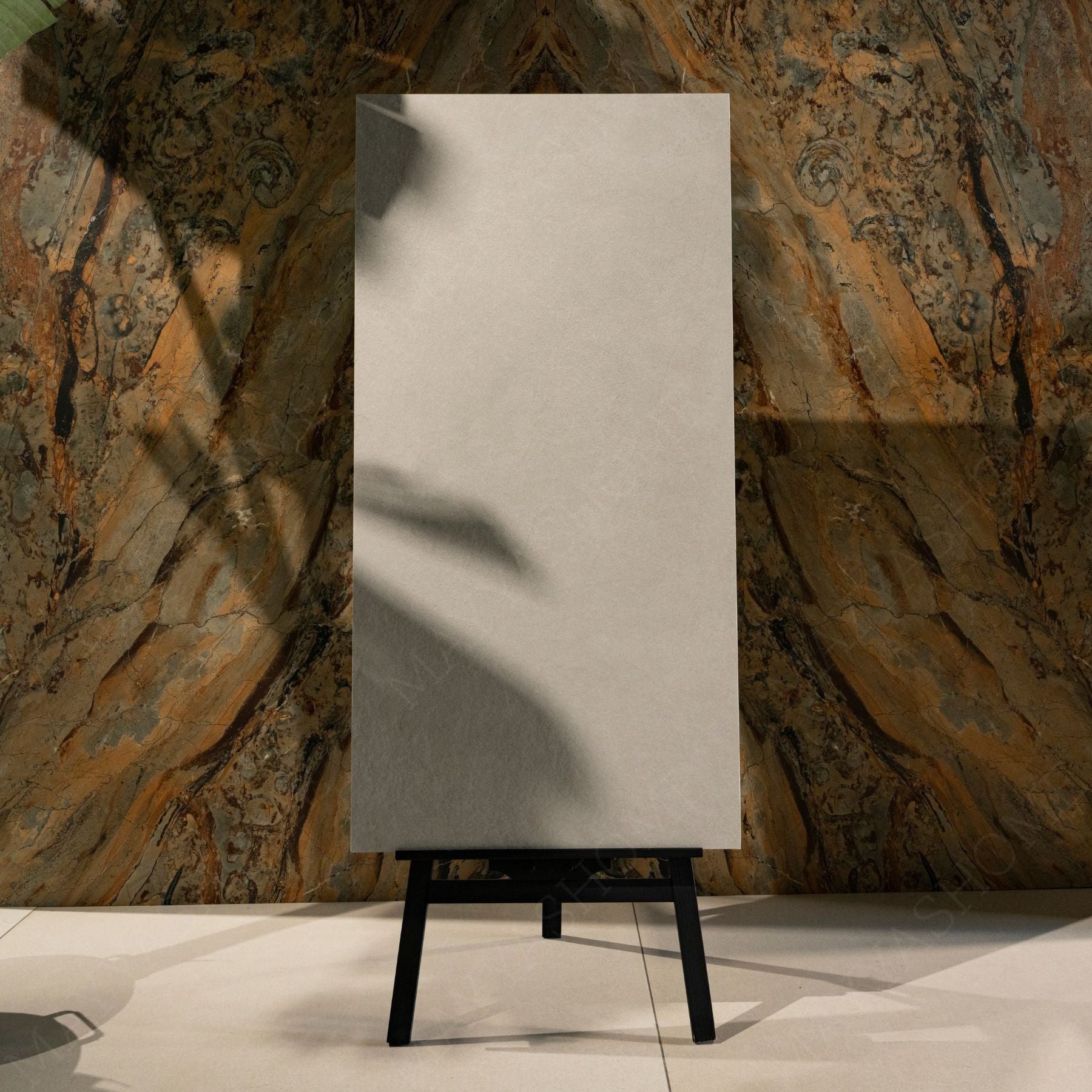 Aster Dew matte stone effect porcelain tile 60x120cm 9mm features soft mineral tones, modern texture, and durable performance for floors and walls.