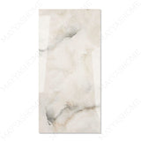 Aurora Pearl glossy marble porcelain tile 60x120cm with 9mm thickness features soft pearl tones, subtle veining and polished finish.