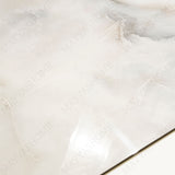 Aurora Pearl glossy marble porcelain tile 60x120cm with 9mm thickness features soft pearl tones, subtle veining and polished finish.