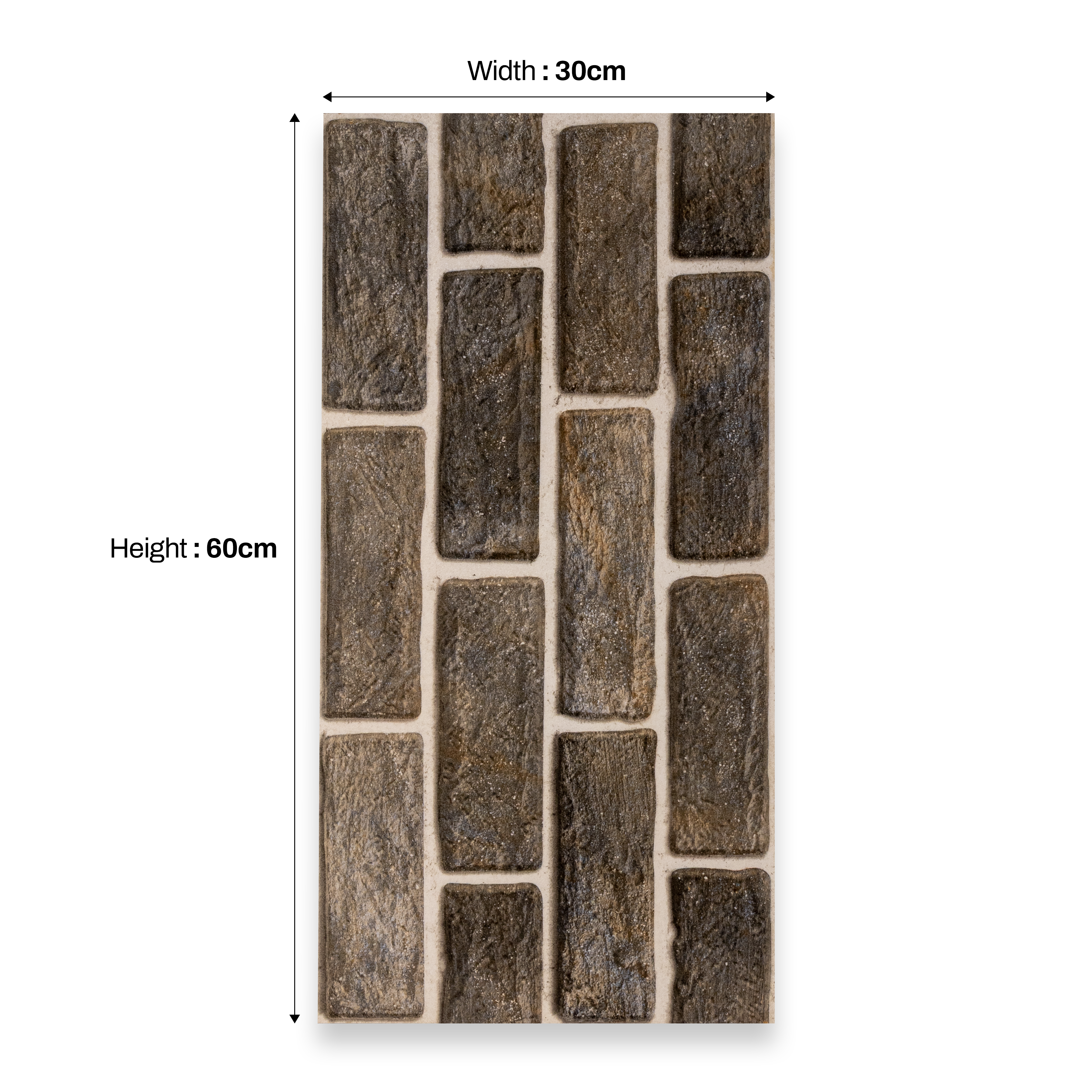 Austria 04 30x60cm porcelain tile with 09mm thickness. Stone-effect design, durable and stylish for modern walls and floors.