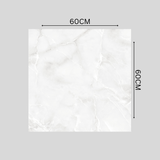 BELL ONYX BIANCO 60x60cm Glossy Porcelain Tile – 09MM White Onyx Look