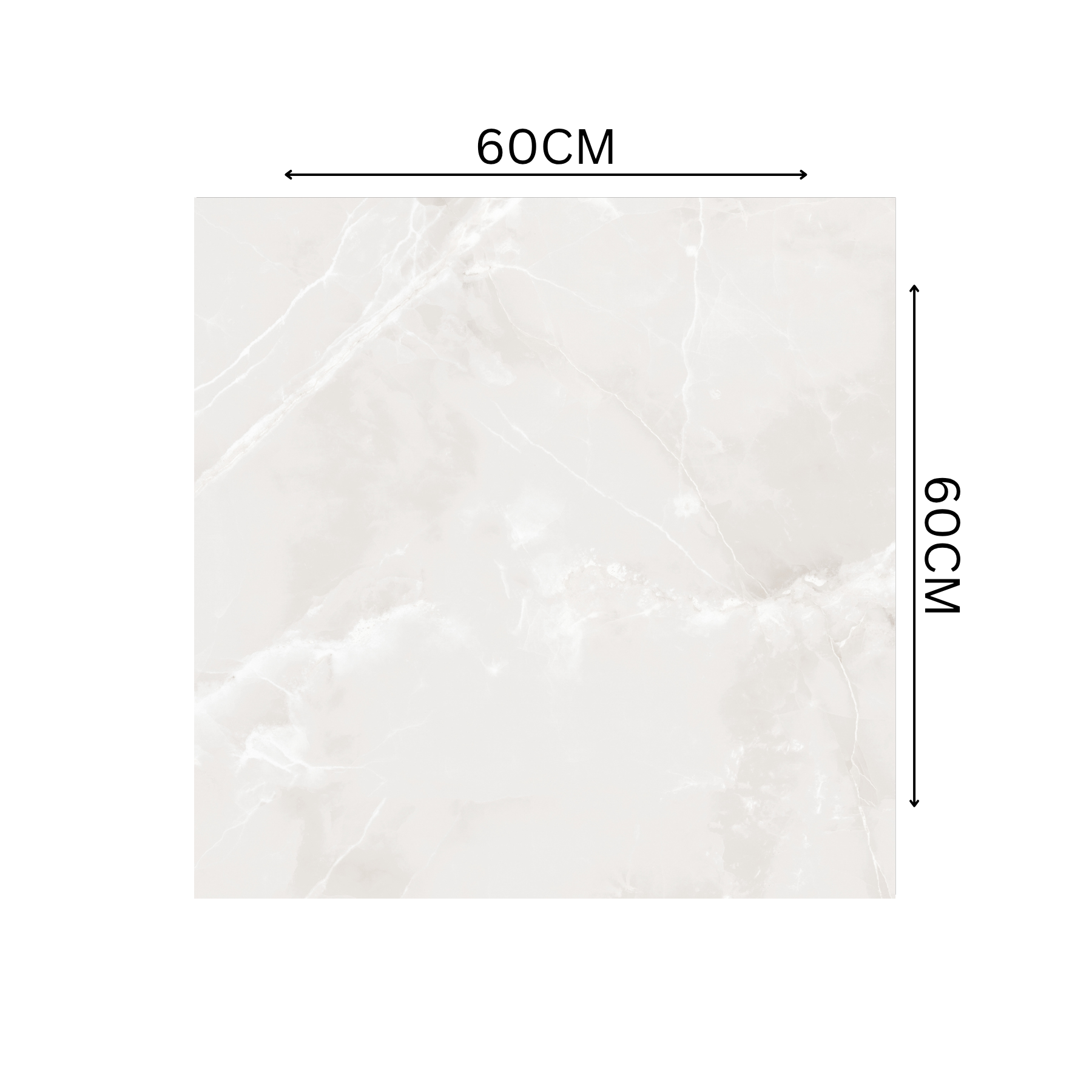 BELL ONYX NATURAL 60x60cm Glossy Porcelain Tile – 09MM Natural Onyx Look