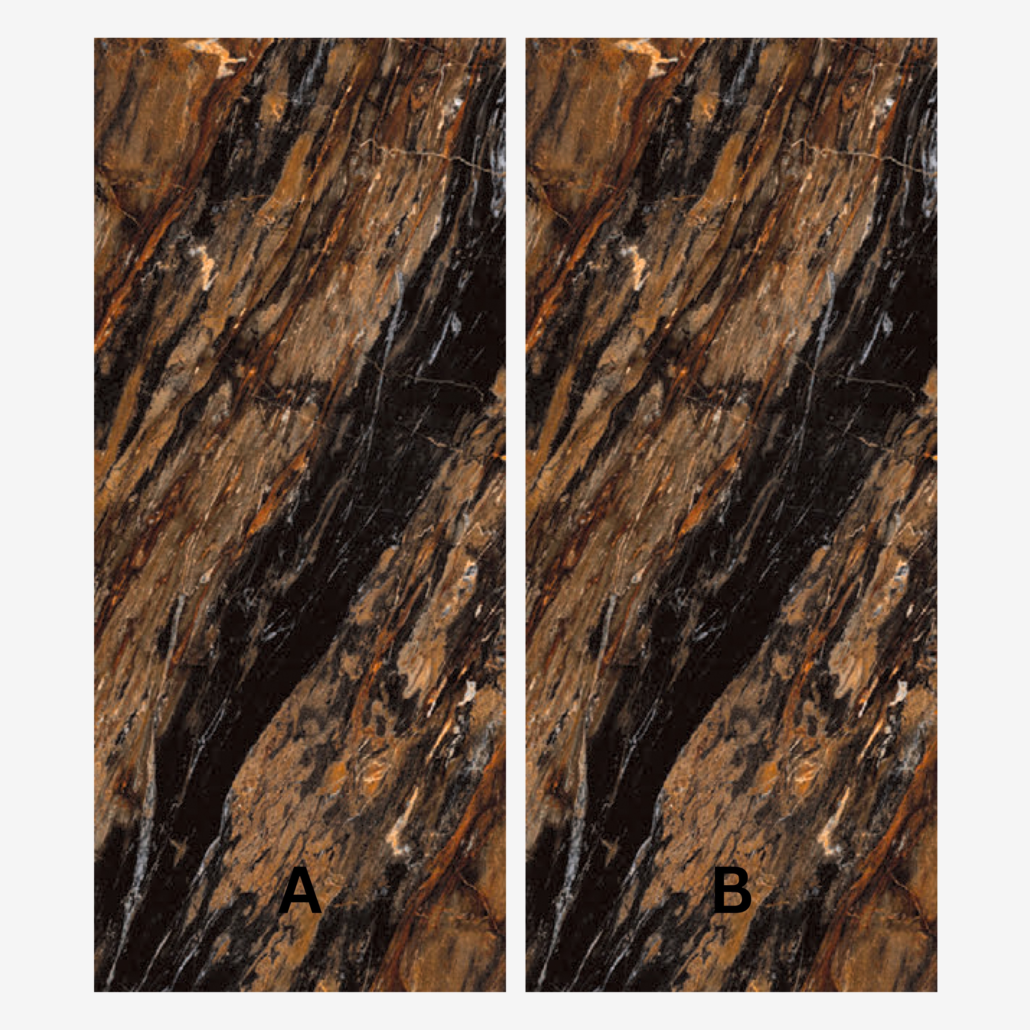 BLACK FOREST 120x278cm marble look tile with bold veining in a striking glossy finish. A premium large format tile for sophisticated interiors.