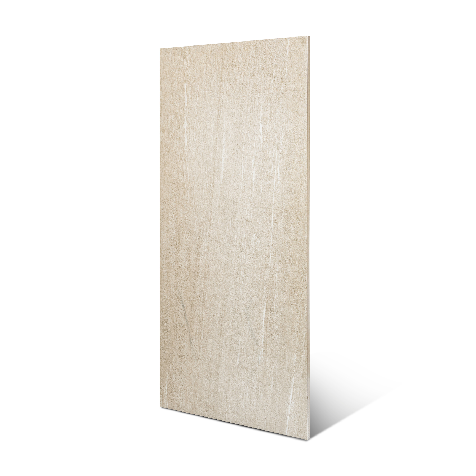 Bergstone Beige porcelain tile 60x120cm 2mm thickness, beige stone look design, durable porcelain tile for modern floors and walls.
