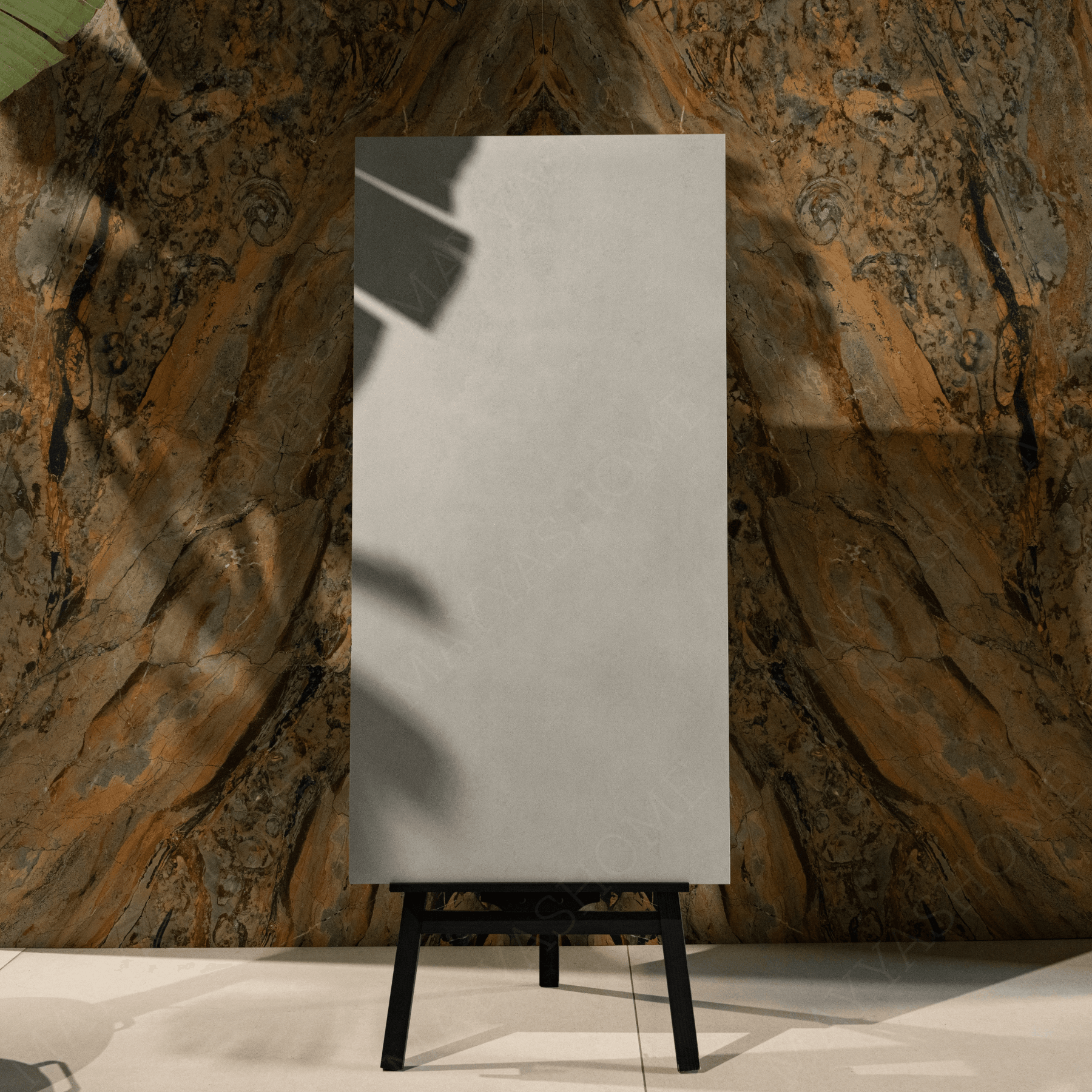 Bestone Bianco porcelain tile 60x120cm with 9mm thickness features a natural stone look, durable porcelain body for floors and walls.
