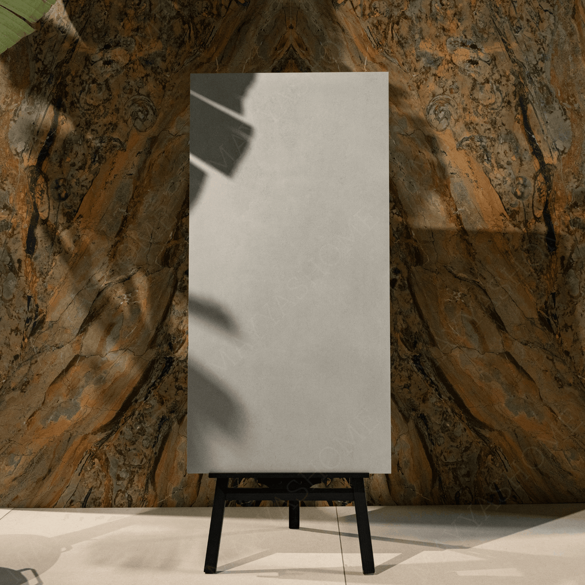 Bestone Bianco porcelain tile 60x120cm with 9mm thickness features a natural stone look, durable porcelain body for floors and walls.