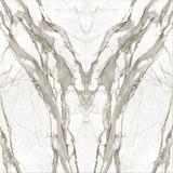 Hermitage 160x320cm 06mm – Book-Match Glossy Porcelain Tile