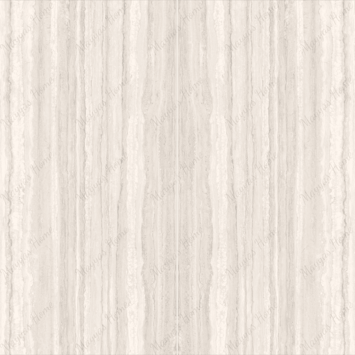 Heaven Travertino White 160x320cm 06mm – Book-Match Matt Porcelain Tile