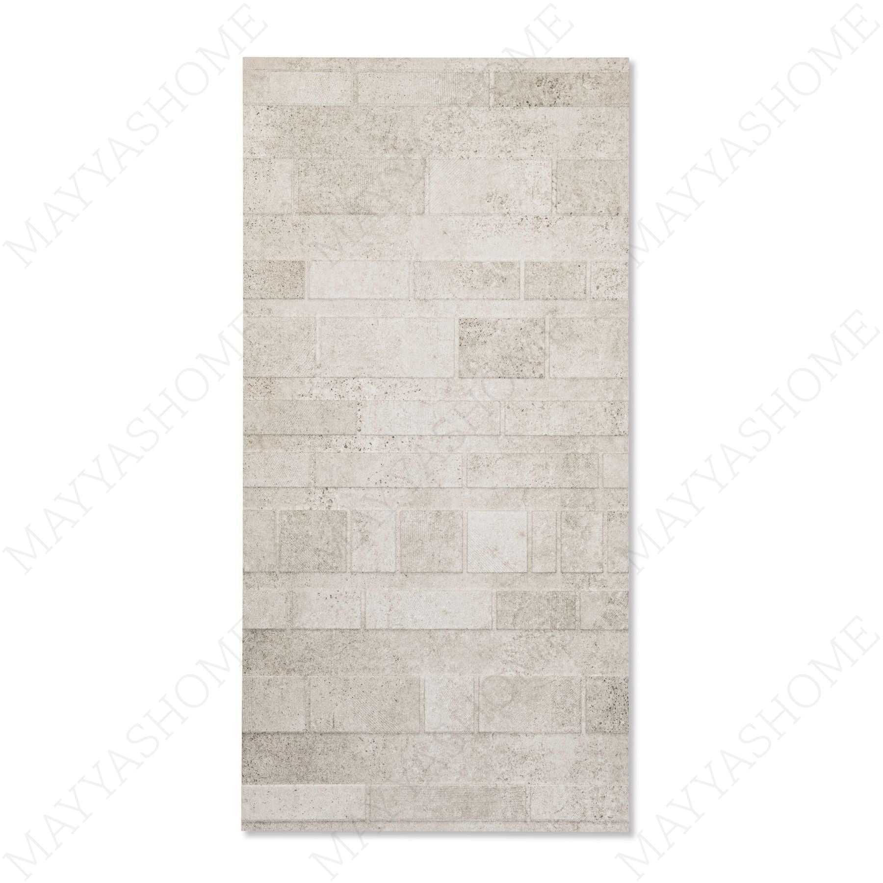 Brick Essence brick-look porcelain tile in 60x120cm size with rustic texture, durable 9mm thickness and low absorption for walls and floors.