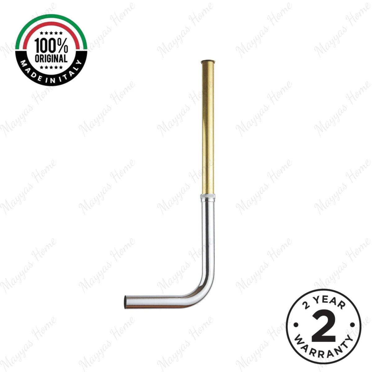 Built-in telescopic L drain pipe with Ø25mm outlet for concealed plumbing. Ideal for commercial, hospitality and residential bathroom projects in UAE.