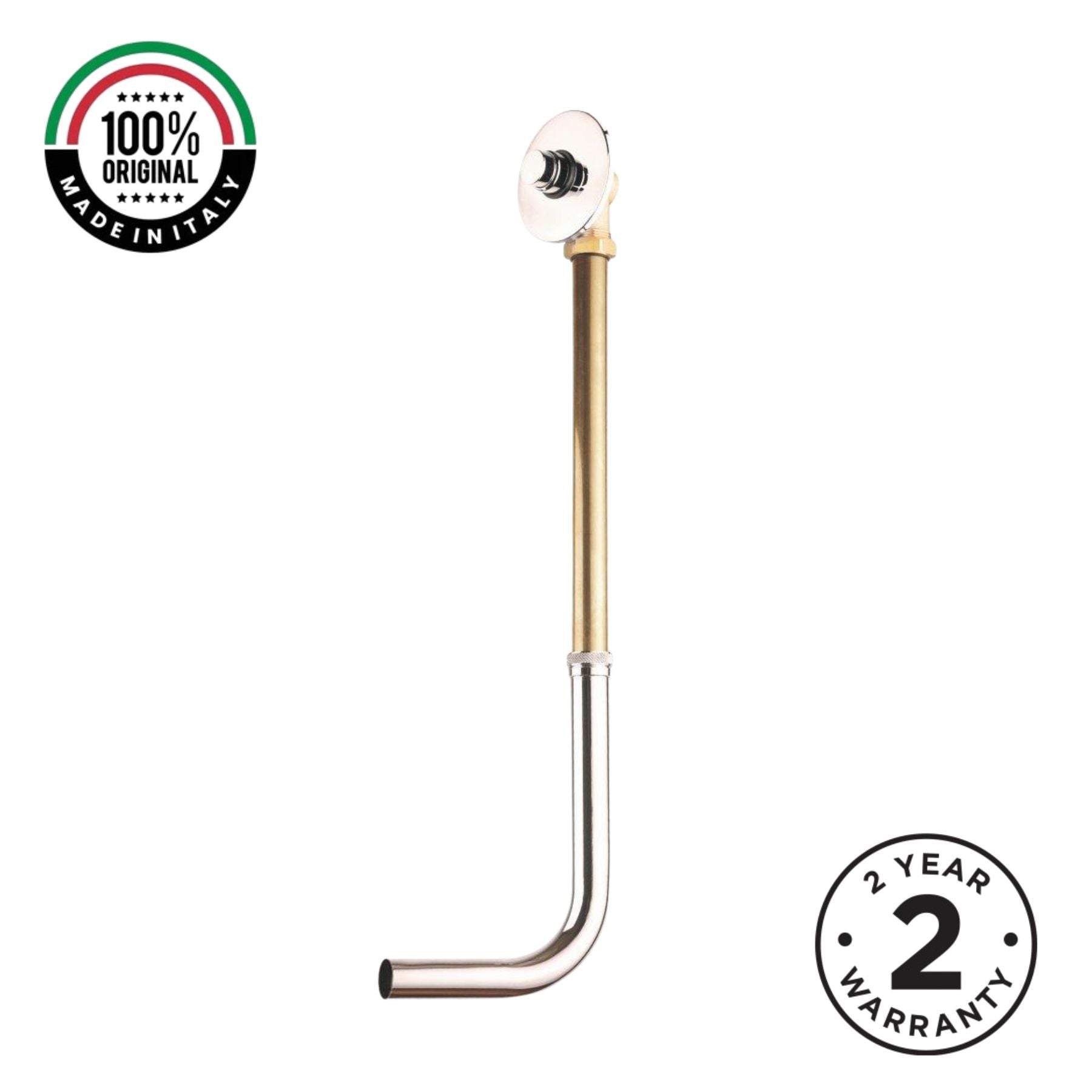 Built-in timed toilet flush valve with push-button timer control, integrated drain pipe and concealed wall installation. Ideal for UAE commercial, hospitality, healthcare and public washrooms.