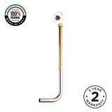 Built-in timed toilet flush valve with push-button timer control, integrated drain pipe and concealed wall installation. Ideal for UAE commercial, hospitality, healthcare and public washrooms.