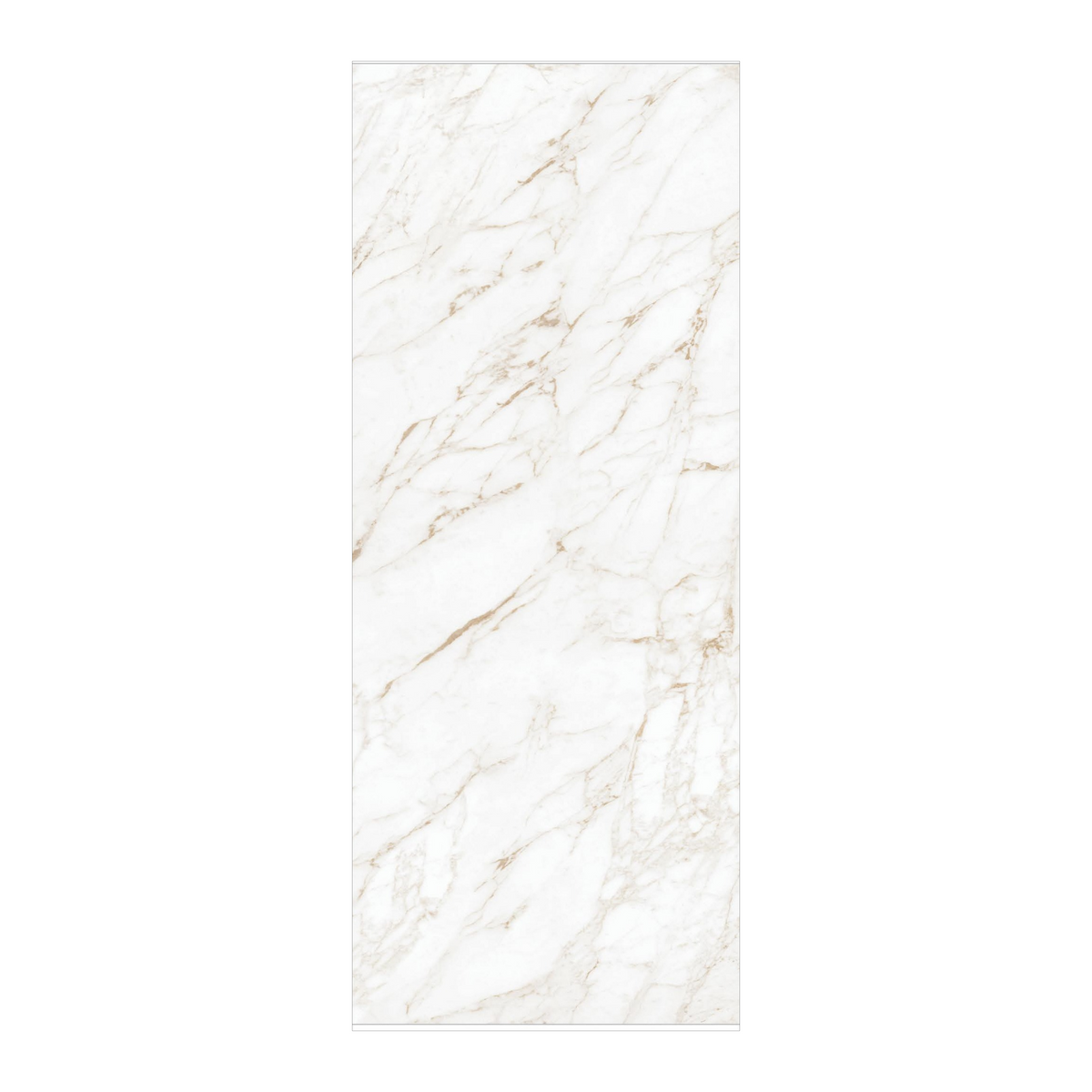 CARRARA GOLD 160×320cm 15mm – Glossy Colour Body Porcelain Tile