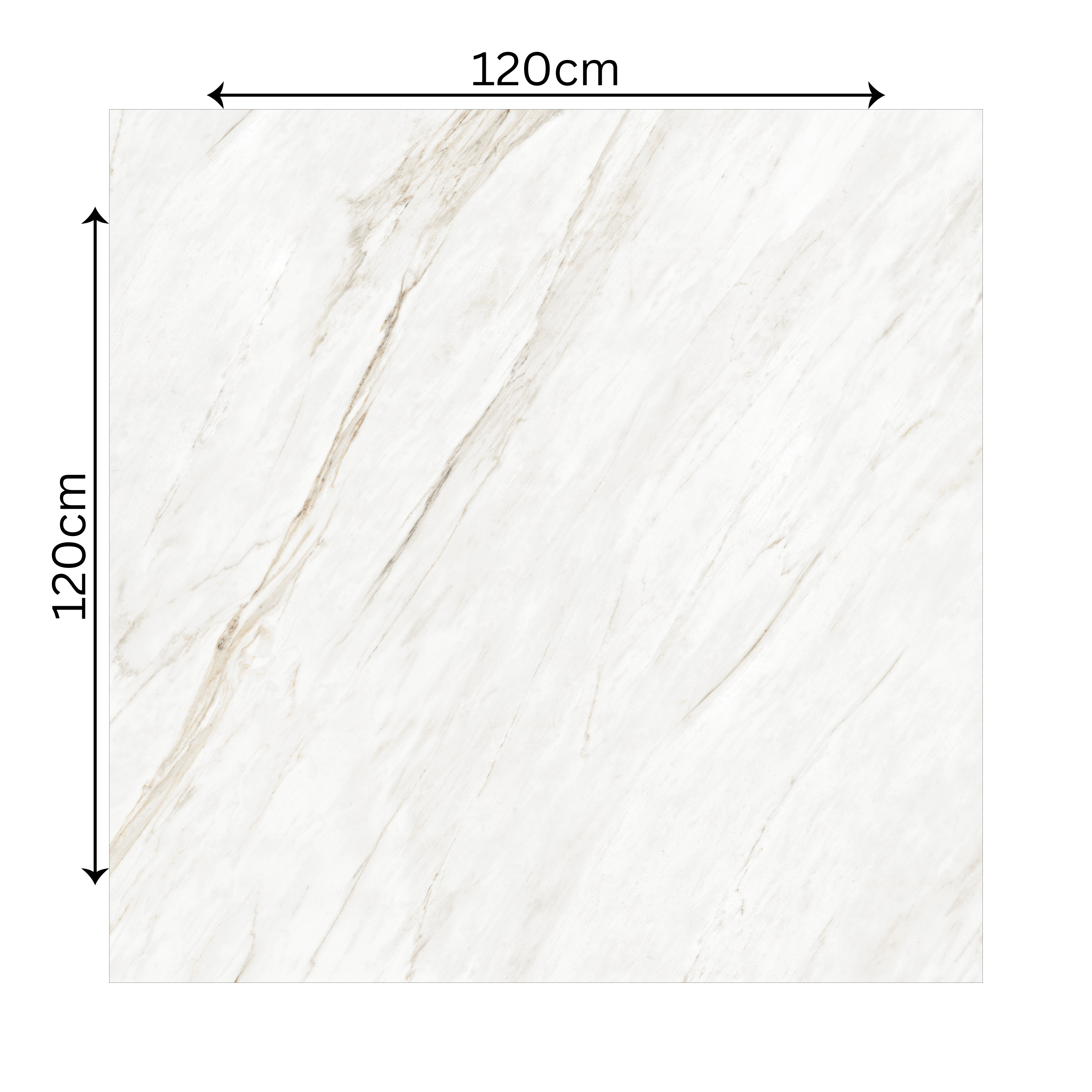 CAVALLO – 120x120cm glossy porcelain tile with sleek marble look. Large format tile designed for modern, stylish interiors with durability and shine.