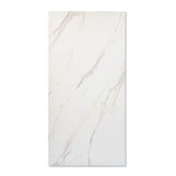 Calacatta Nexa matt porcelain tile 60x120cm x 2mm featuring elegant marble veining. Premium large format tile ideal for luxury floors and walls.