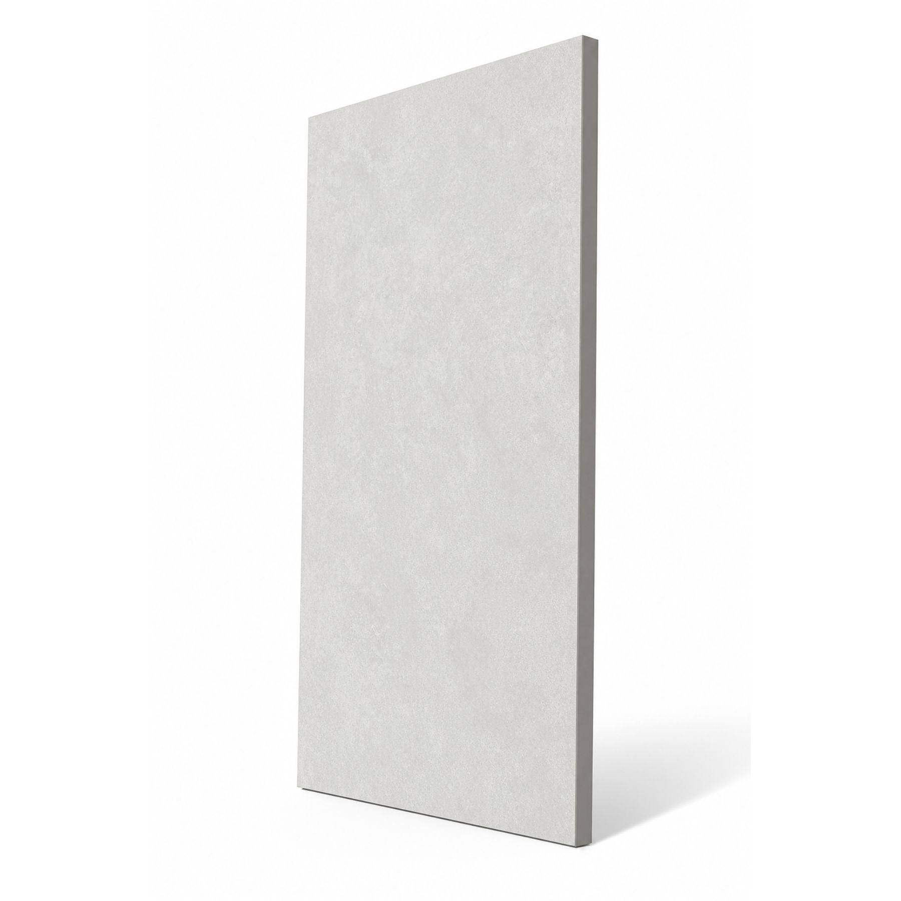 Cemento Bianco Pixel Colorbody porcelain slab 120x280cm, 9mm thick, with a modern concrete look for minimalist floors, walls and contemporary interiors.