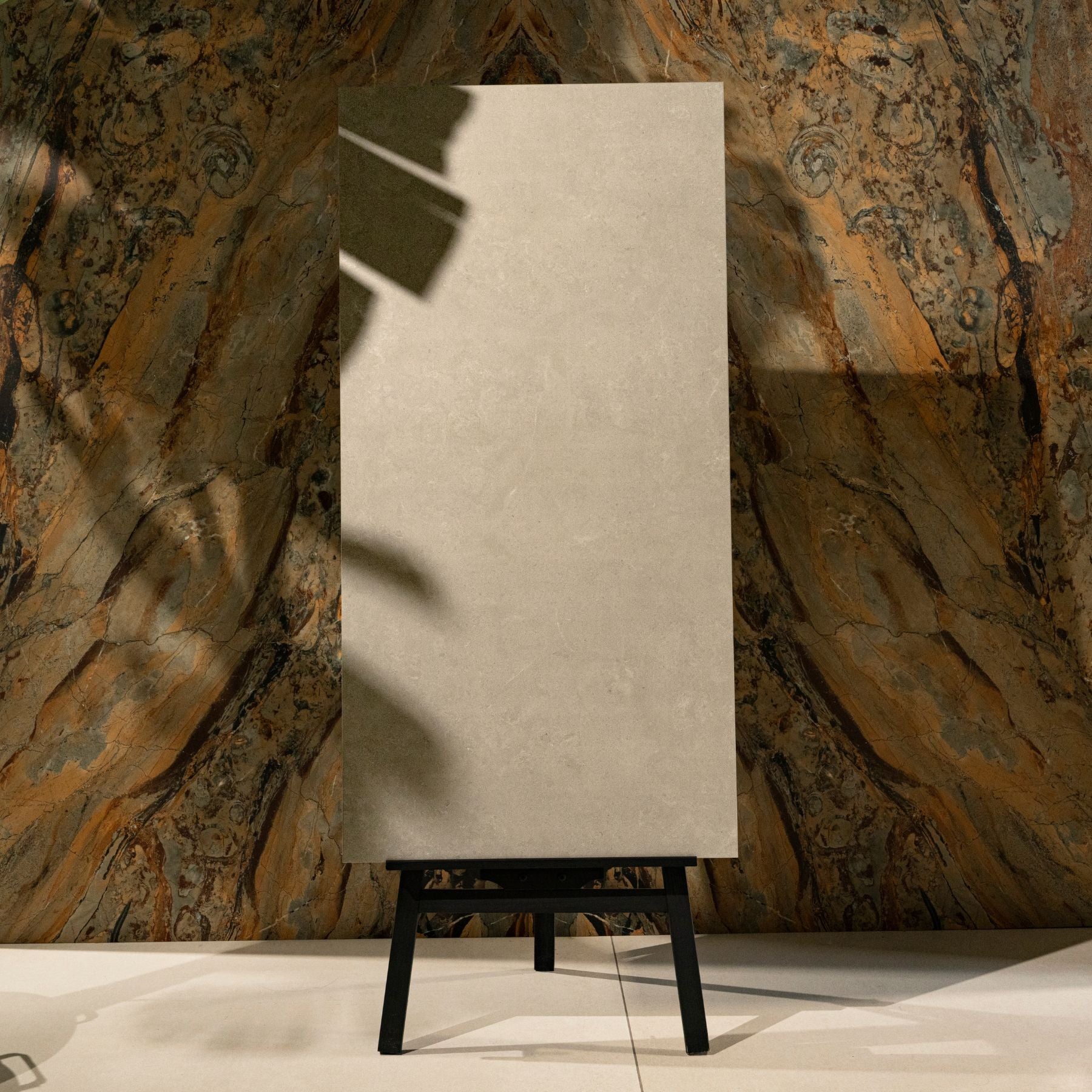 Cemento Burley Sicura porcelain tile 60×120cm with modern concrete finish, durable porcelain body, ideal for floors and walls.