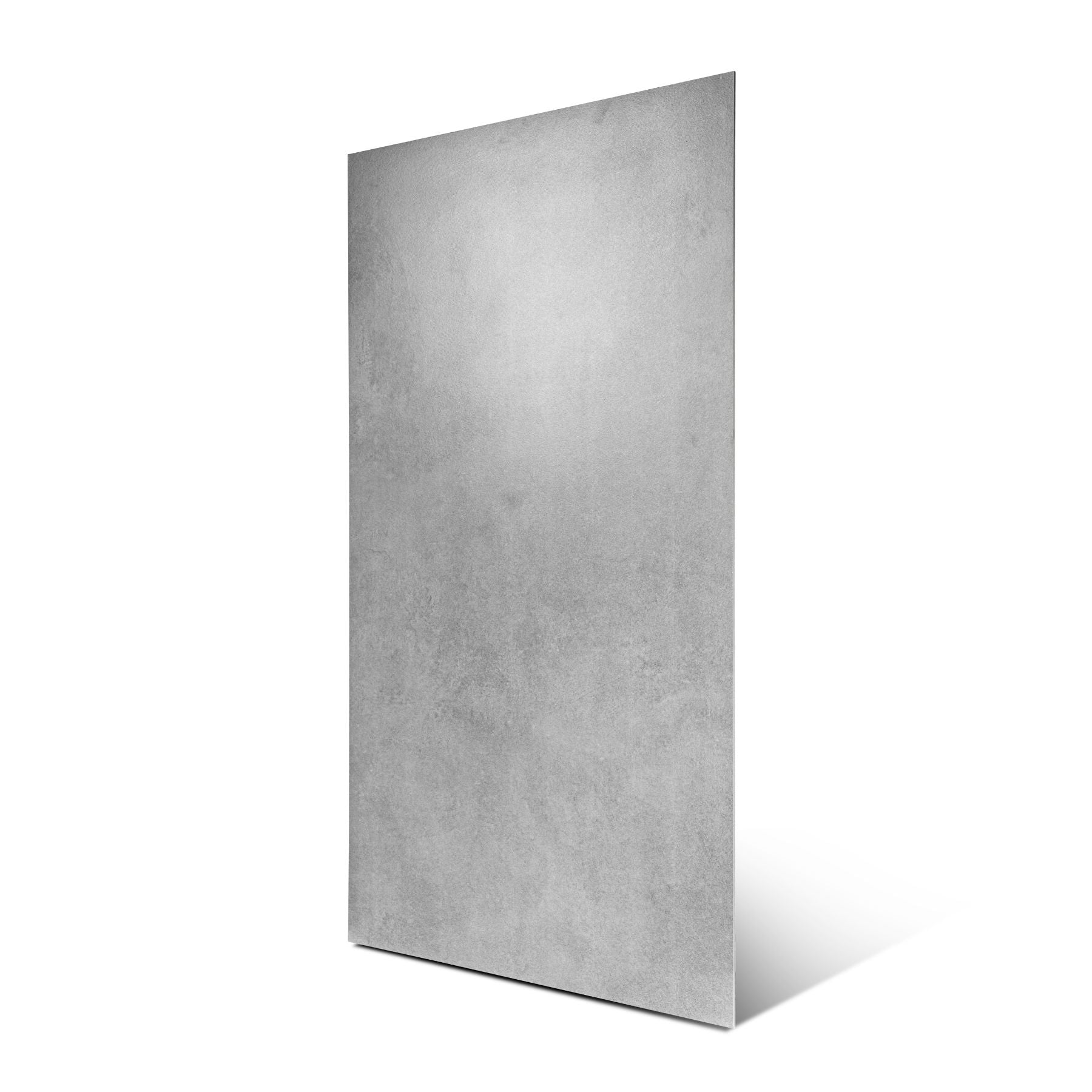 Cemento Nero porcelain tile in 60x120cm size with dark concrete look, deep charcoal tones and durable 9mm thickness for floors and walls.