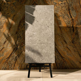 Ceppo De Bianco porcelain tile in 60x120cm size with elegant stone effect, soft light grey tones and durable 9mm thickness for walls and floors.