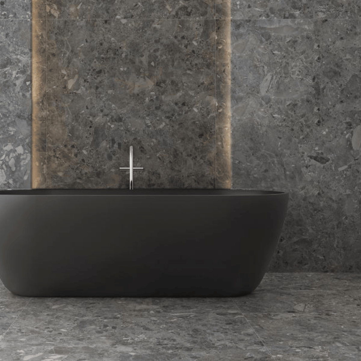  Chepoo Dark Grey 120x240cm carving matt porcelain tile with durable 09mm thickness. Dark grey textured matt finish for stylish walls and floors.
