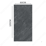 Classic Anthracite 60x120cm porcelain tile, 20mm thick with R11 slip-resistant rough matt finish. Bold stone look, ideal for outdoor and high-traffic areas.