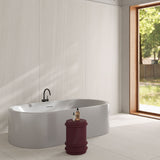 Coast Bianco Pixel Colorbody porcelain slab 120x280cm, 9mm thick, with a refined stone look for elegant floors, walls and contemporary interiors.