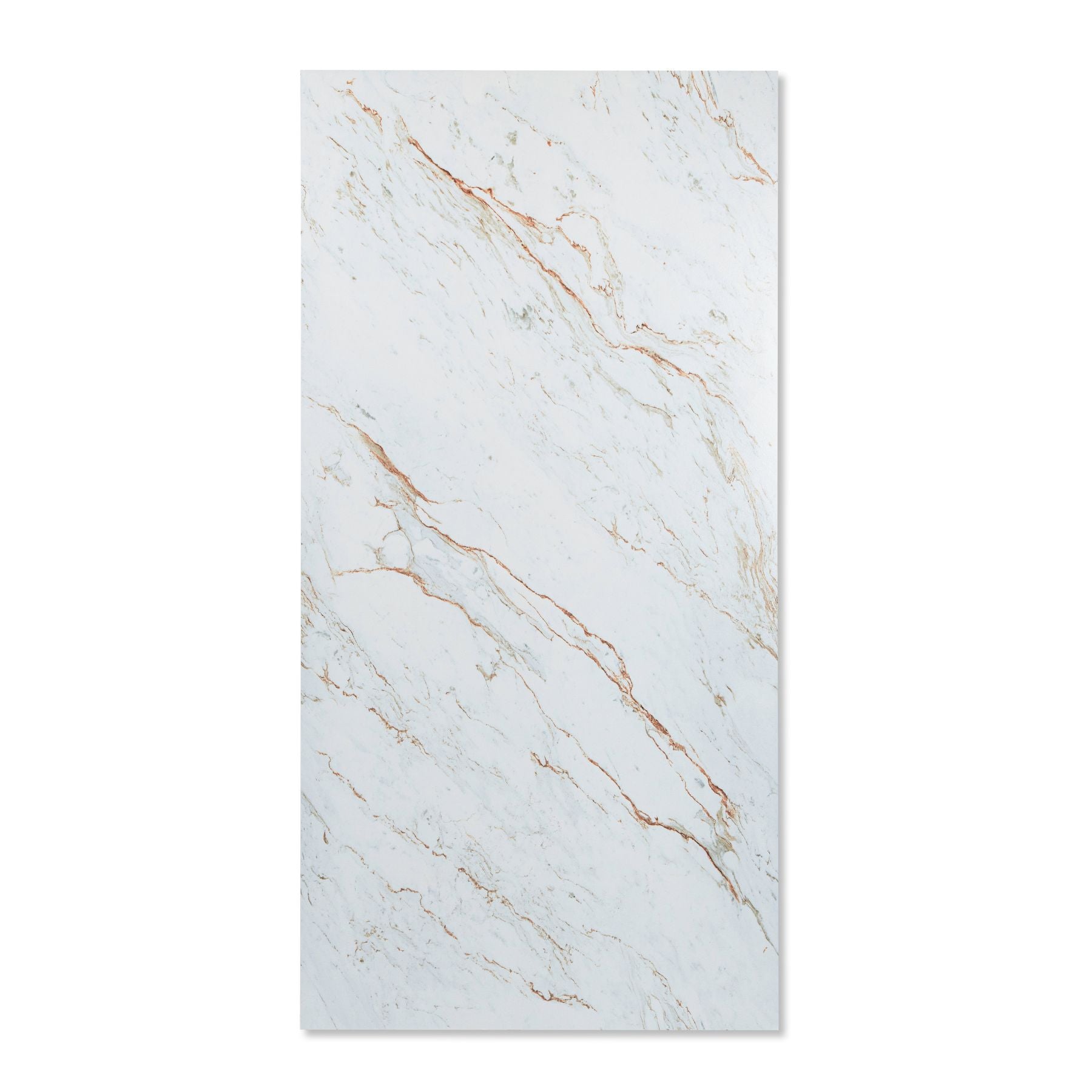 Copper Vein Statuario polished marble effect porcelain tile 60x120cm 9mm delivers luxurious white marble look with durable porcelain for floors and walls.