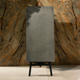 Cottage Nero Edge porcelain tile 60x120cm 9mm thickness, black stone look design, durable porcelain tile for modern floors and walls.