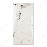 Crystal Ash porcelain tile 60x120cm 9mm thickness, ash grey marble look design, durable porcelain tile for modern floors and walls.