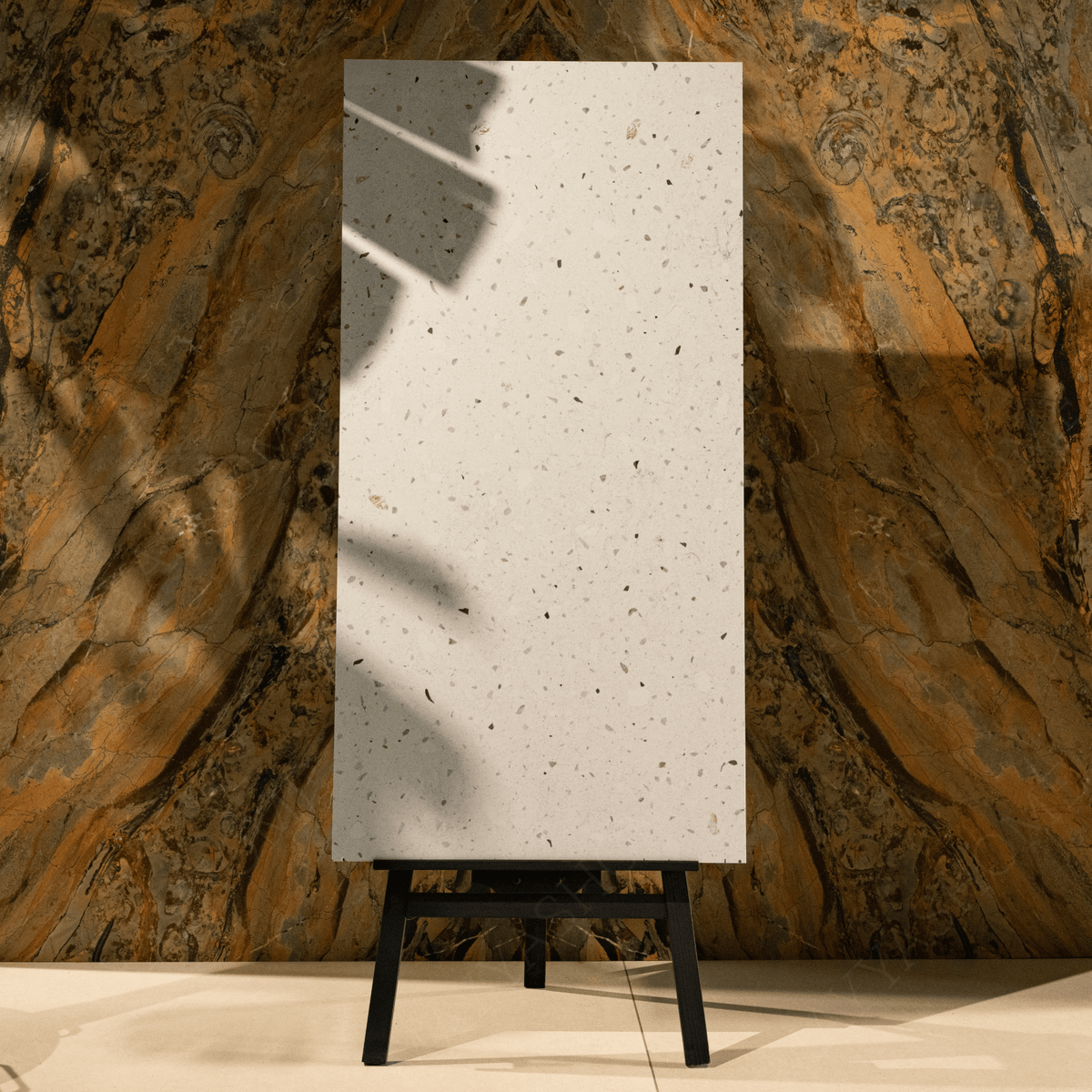 Crystal Bianco porcelain tile 60x120cm with 9mm thickness features a luxury marble look, durable porcelain body, ideal for floors and walls.