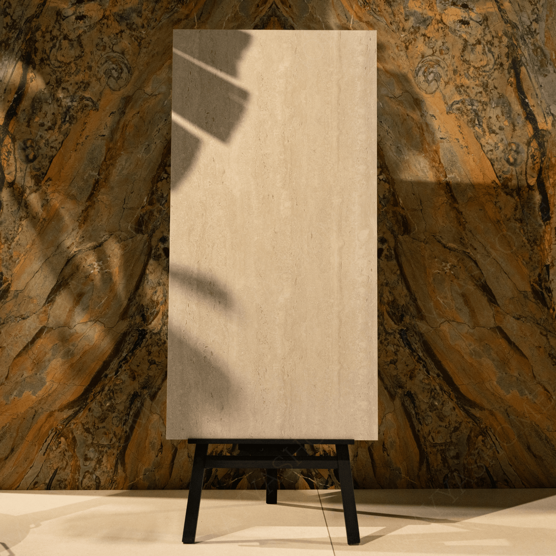 Crystal White porcelain tile 60x120cm with 9mm thickness, marble look finish, durable porcelain, ideal for floors and walls.