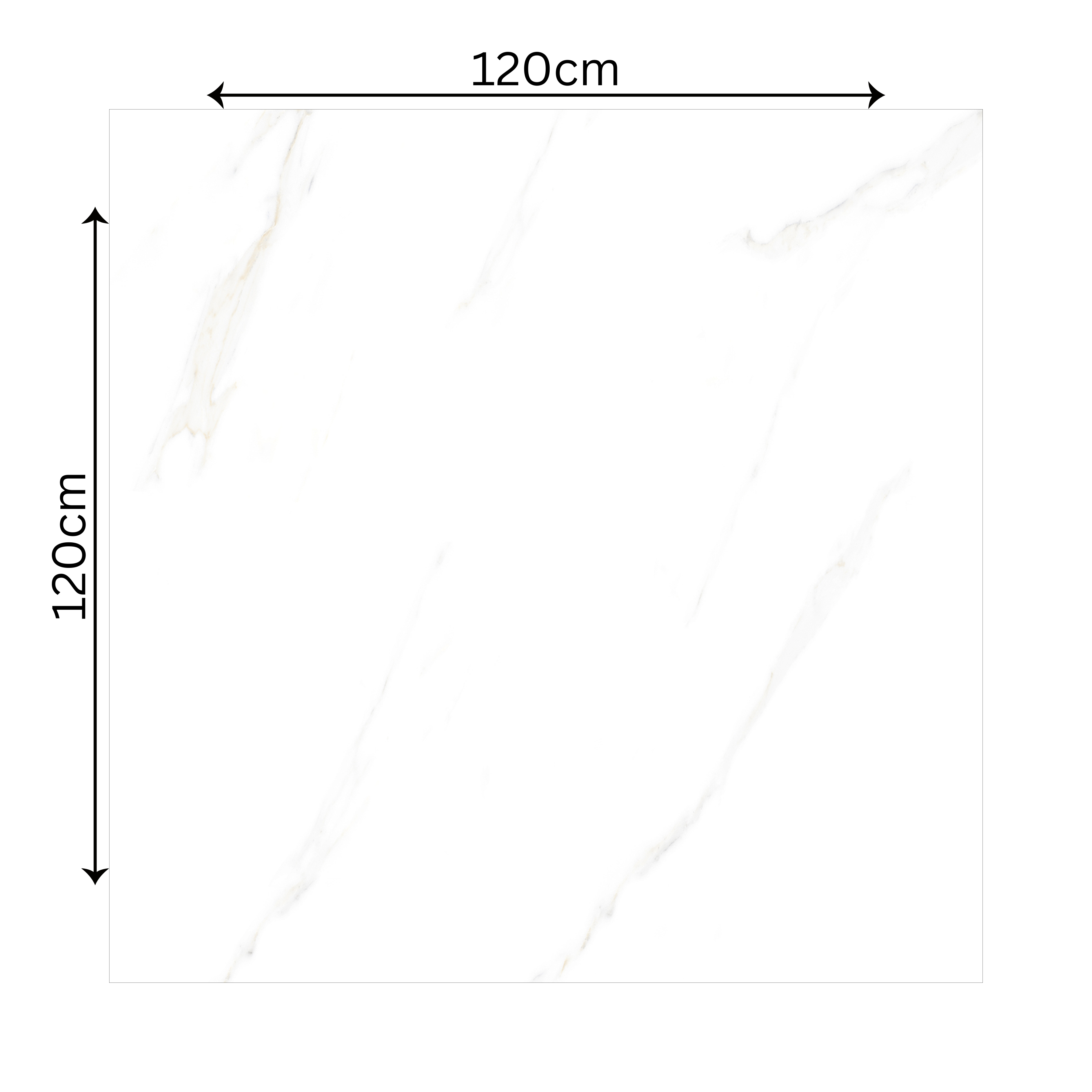 Discover SMOKE WHITE large format porcelain tiles (120x120cm) with a 9MM glossy finish and white marble effect. Durable, scratch-resistant, and easy to install. Ideal for elegant residential and commercial interiors.