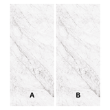 Domino Ash 120x280cm book-match glossy porcelain tile with deep ash-grey tones. Ideal for luxury feature walls and elegant flooring.