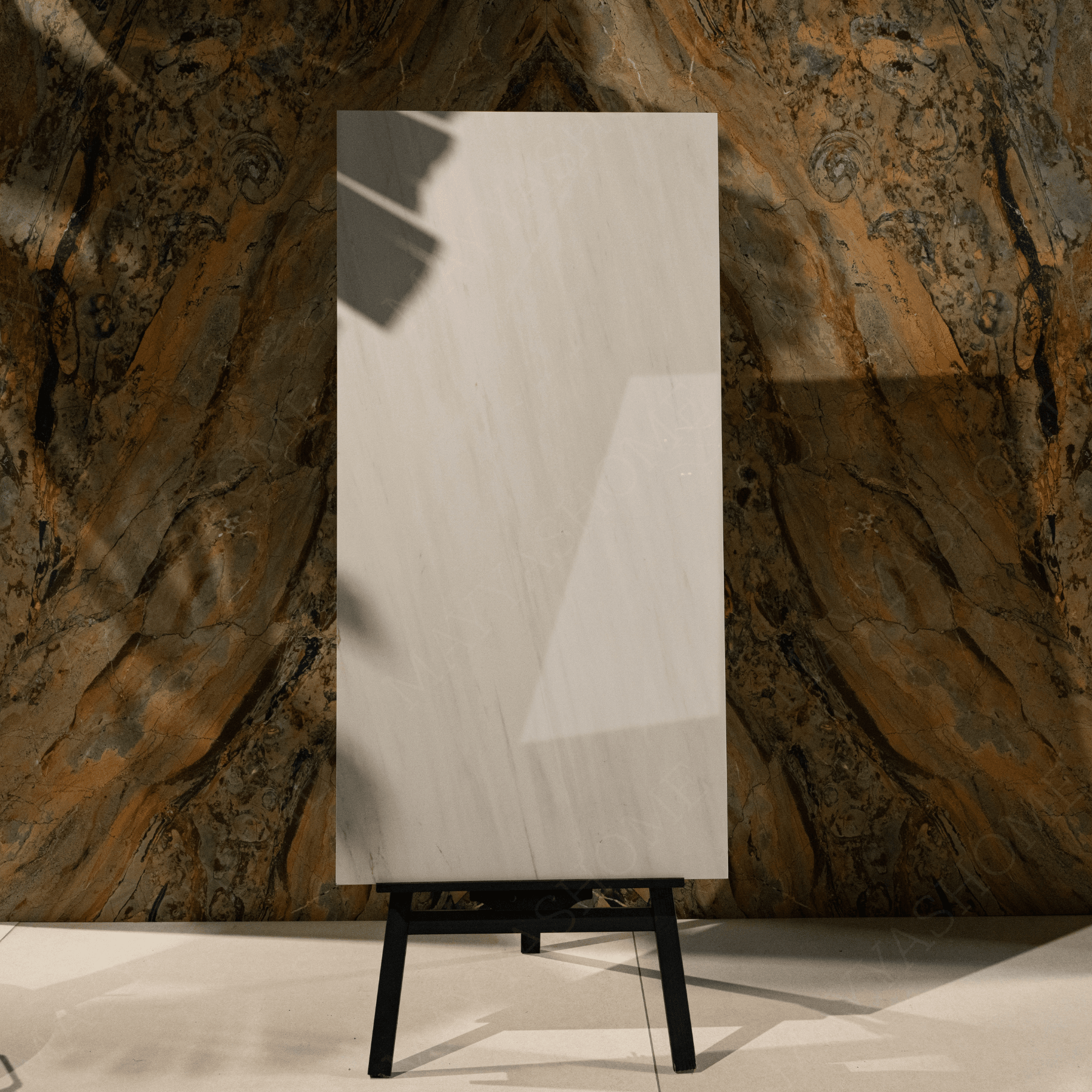 Duck White porcelain tile 60x120cm 9mm thickness, white marble look design, durable porcelain tile for elegant floors and walls.